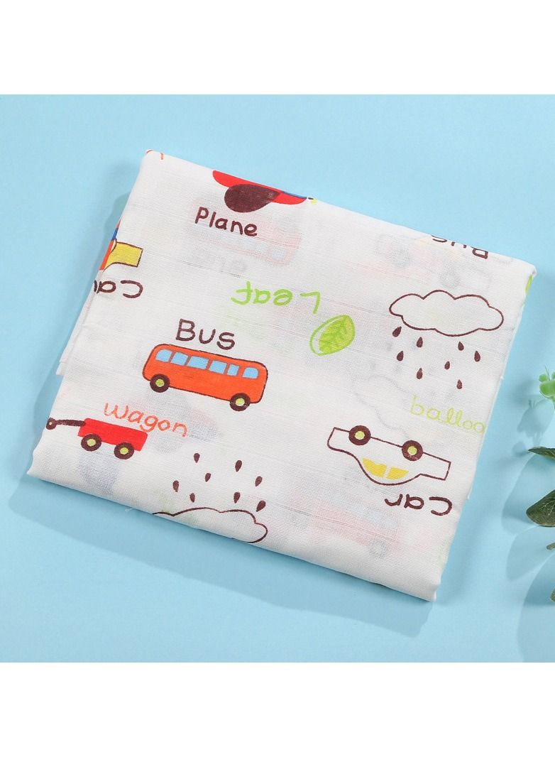 Pure Cotton Cartoon Printed Bath Towels