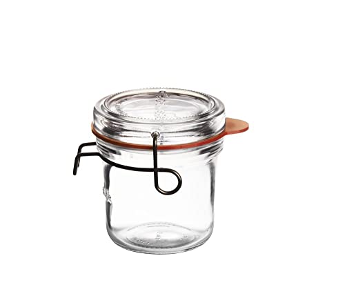 Luigi Bormioli Lock Eat Canning, Preserving & Serving Food Jar, 11.75 oz - Image 1