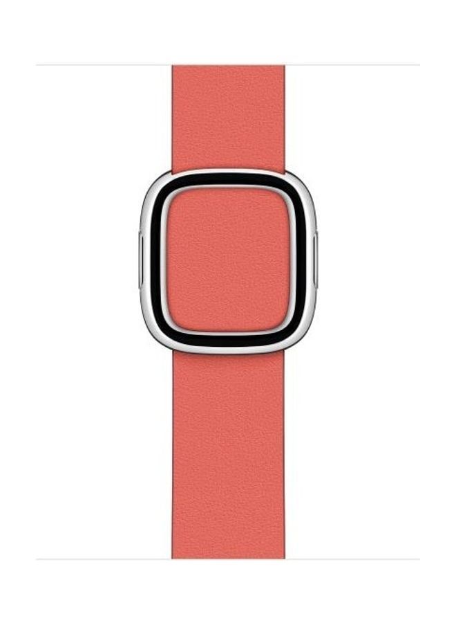 NIBEMINENT Modern Style Watchband For Apple Watch Series 7 41mm/6 & SE 5 4 40mm/3 2 1 38mm Watermelon Red - Image 2