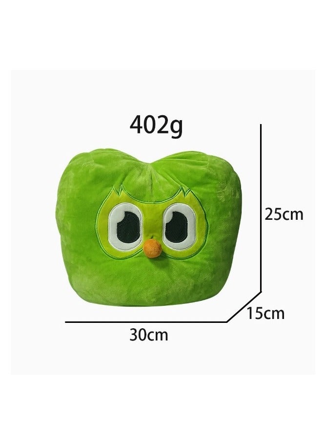 general Duo plushie of Duo the owl Green Owl Plush Headset Party Outfit can be gifted to friends and family - Image 2