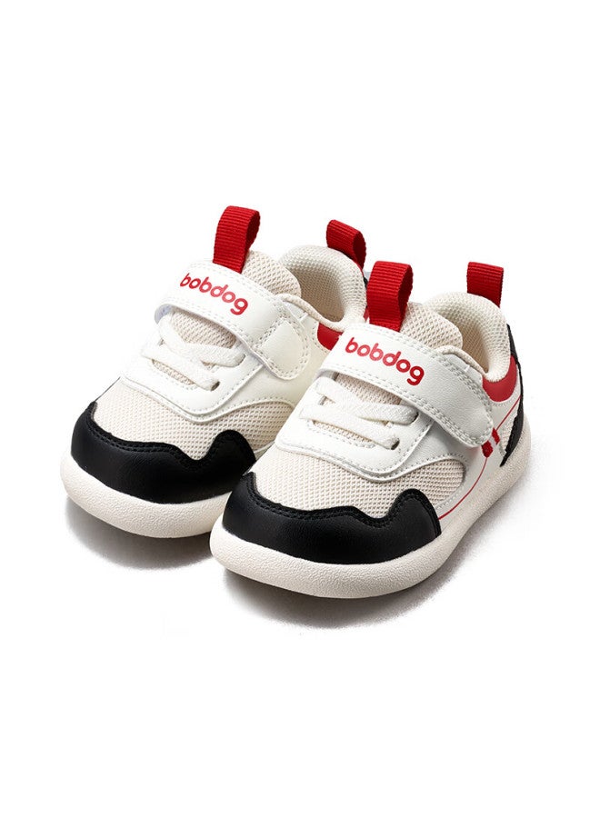 Babu Bean Babbudou Baby Walking Shoes Spring Style, Soft Sole, Non-slip, Breathable Mesh, Functional Shoes For Boys And Girls, Versatile Black, Size 21 - Image 4
