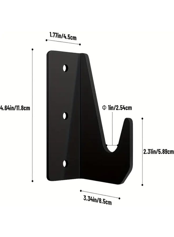 Heavy Duty Iron Ground Driver Bracket 1 Pair Wall Mounted Garage Storage Rack For Tools - Image 3