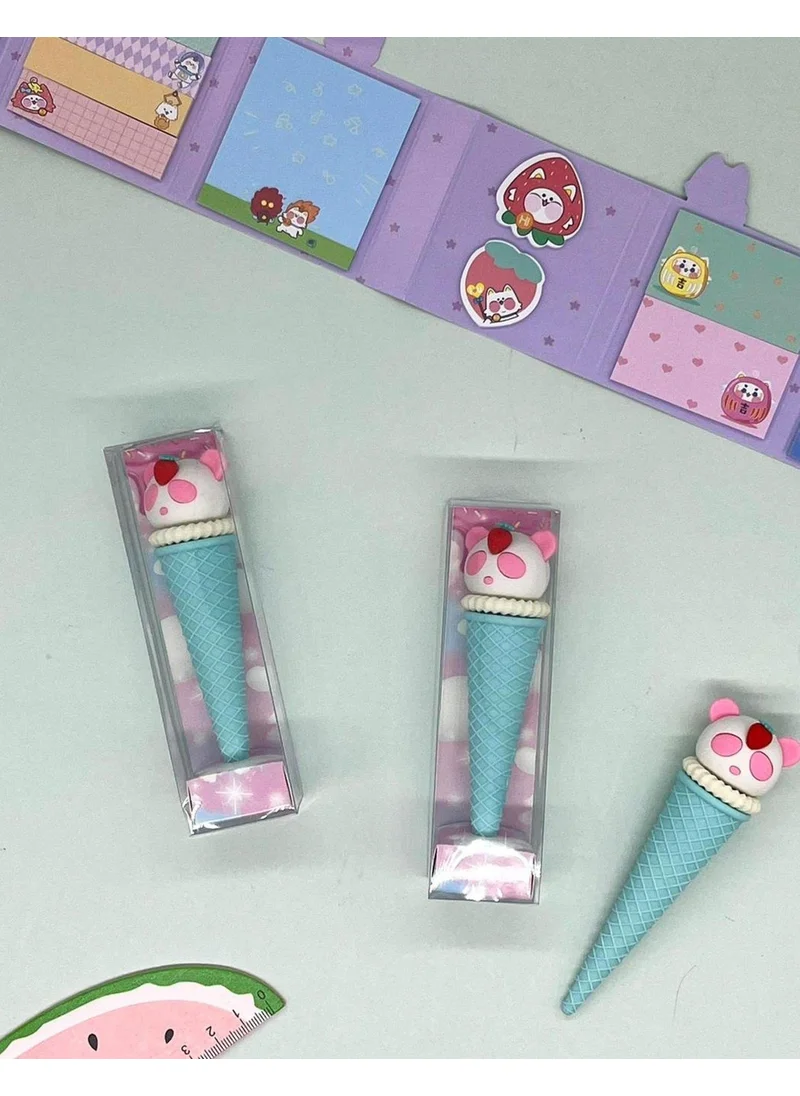 Kağıt Gemi Dükkan Blue Cat Cone Eraser