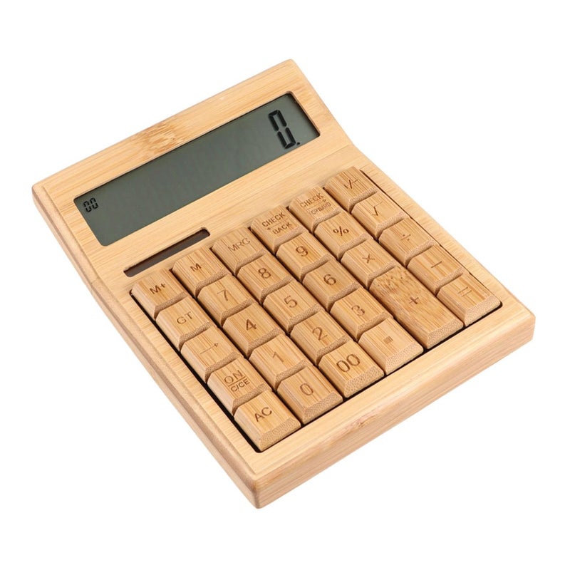 Portable 29 Key Solar Calculator with Tilted Display for Office School and Travel - Image 2