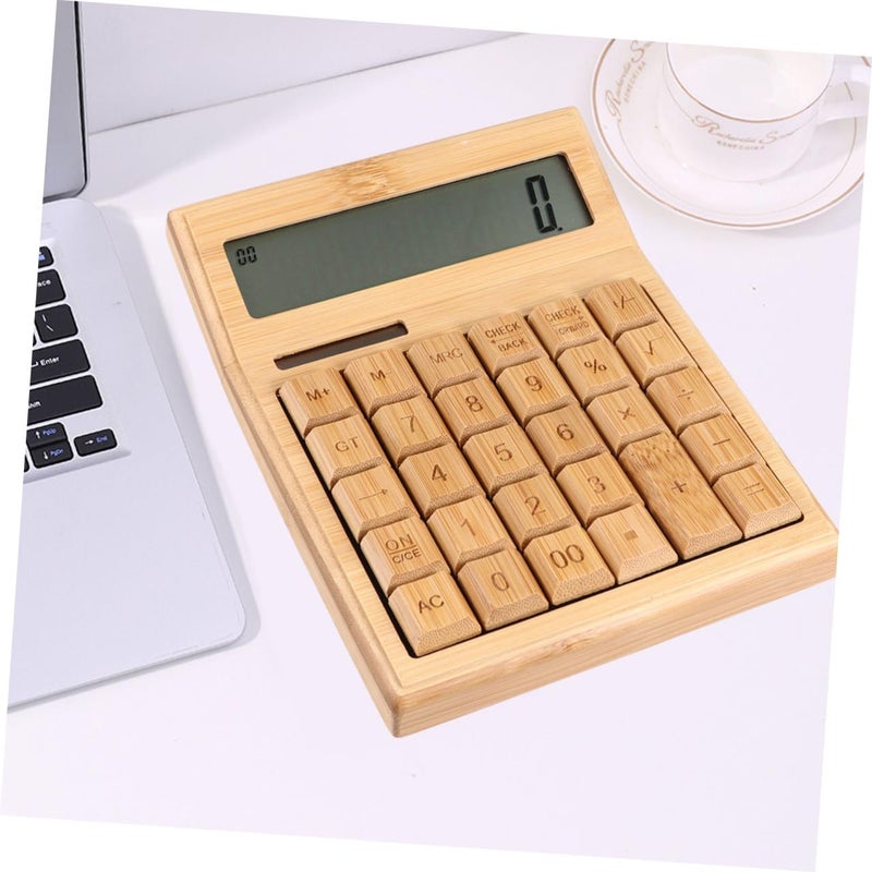 Portable 29 Key Solar Calculator with Tilted Display for Office School and Travel - Image 5