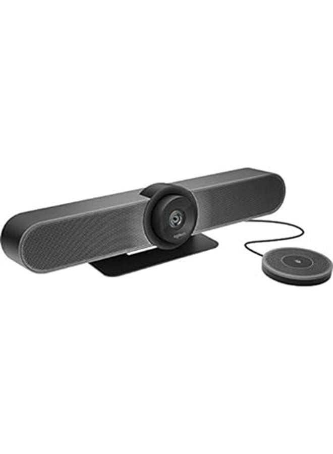 Logitech Expansion Mic for MeetUp, Plug-and-Play, Indicator Lights, Microphone Type Mono, Wideband, Noise Canceling, PC/Mac/Laptop/Macbook/Tablet - Black Grey - Image 2