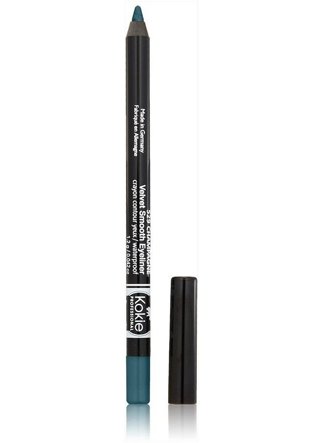 Kokie Cosmetics Waterproof Velvet Smooth Eyeliner Pencil, Forest Green, 0.042 Ounce  - Image 1