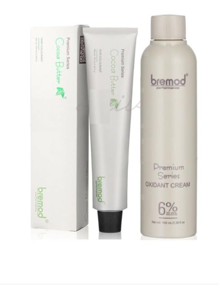 Bremod Premium Series Hair Color System Combining Cocoa Butter Care and Advanced Coloring Technology for Beautiful Hair - Image 1