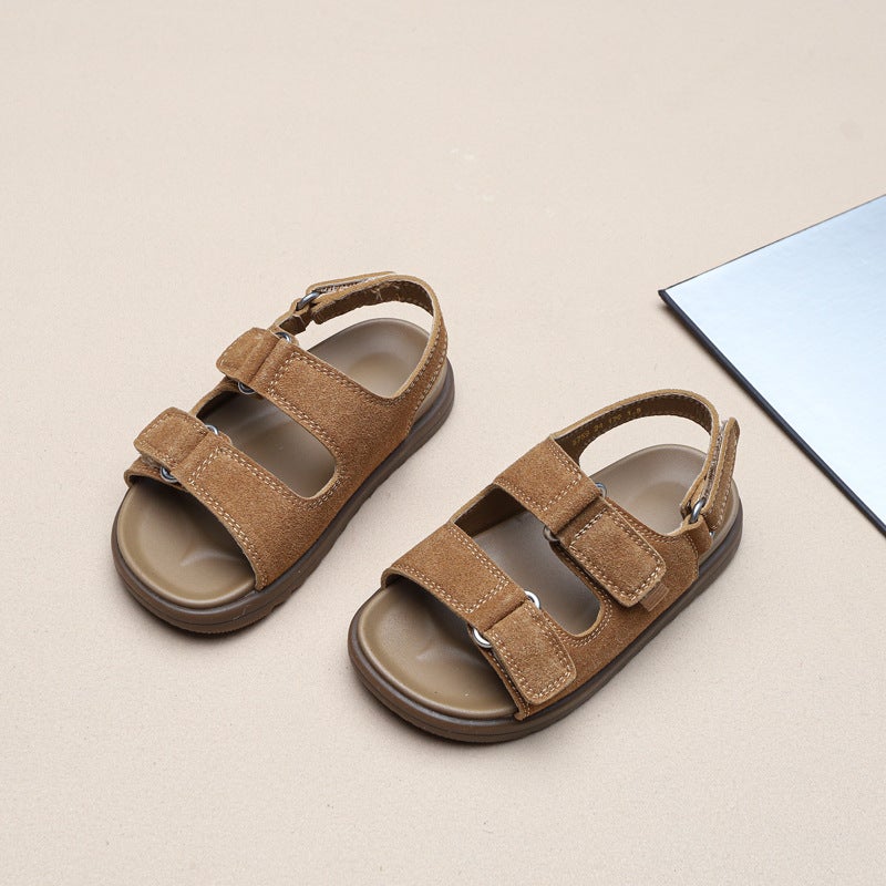 Children'S Sandals 2025 Hollow Open Toe Beach Shoes Girls' Fashionable All-Match Casual Non-Slip Baby Shoes - Image 2