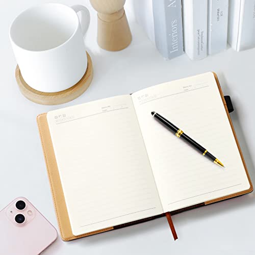 Mousbull Lined Refill Paper for Hardcover Leather Notebook, A5 Refill Page for Refillable Notebook with Pocket, 240 Pages Notebook Paper with Ribbon Bookmark - Image 4