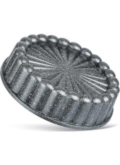 Laviss Granite Cast Iron Tart Mold Gray 26CM Sliced ​​Tart Pie Mold  - Image 1