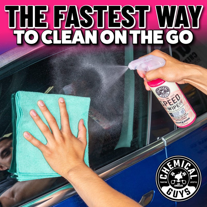 Chemical Guys Speed Wipe Quick Detailer - High Gloss, Streak-Free Shine for Cars, Trucks, Motorcycles, RVs, and More, Safe on Paint, Glass, Wheels, and Trim, Cherry Scent, 16 fl oz - Image 3