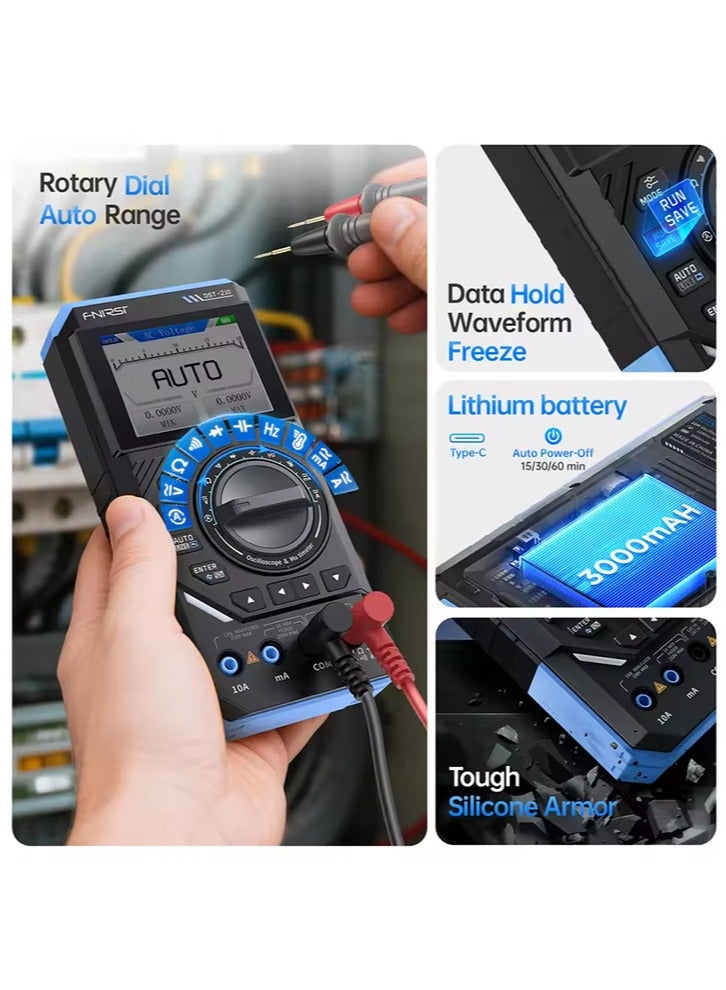 DST-210 3-in-1 Digital Multimeter Oscilloscope 19999 Counts Portable Automotive Oscilloscope Electrical Tool - Image 4
