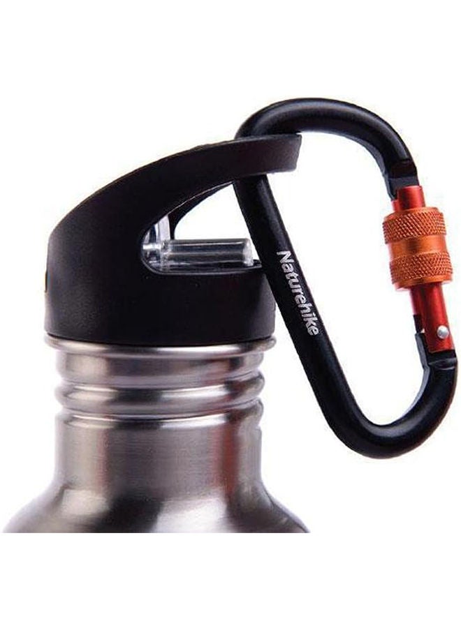 Naturehike 8cm D-type multifunctional hang buckle with lock | Outdoor Gear | Carabiner | Aluminum, Keychain Attachment, Lightweight and Compact - Image 2