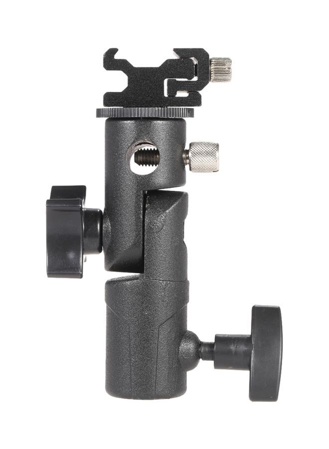 NIBEMINENT E Shaped Vertical Bracket Black  - Image 1
