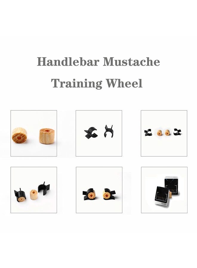 MADECA Mustache Shaping Tool for Men - Handlebar Beard Styling Template, Portable Curler and Training Wheels Gift - Image 4
