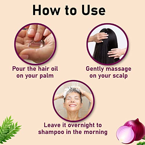 Seer Secrets Restorative Curry Leaf Neem & Onion Scalp Hair Oil | Anti-Hair Fall |Anti-Dandruff | Provides Strength, Softness & Shine, 200 ml - Image 4