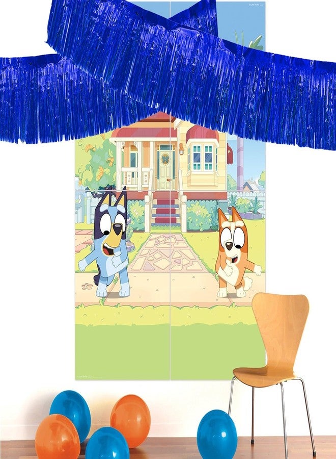 YESON Blue Parade Float Fringe, Banners,Blue Fringe Garland,For Parade Float Decorations,Graduation Ceremony Decorations Festival Celebration,11.8 in x 9.8 ft,4 pack - Image 5