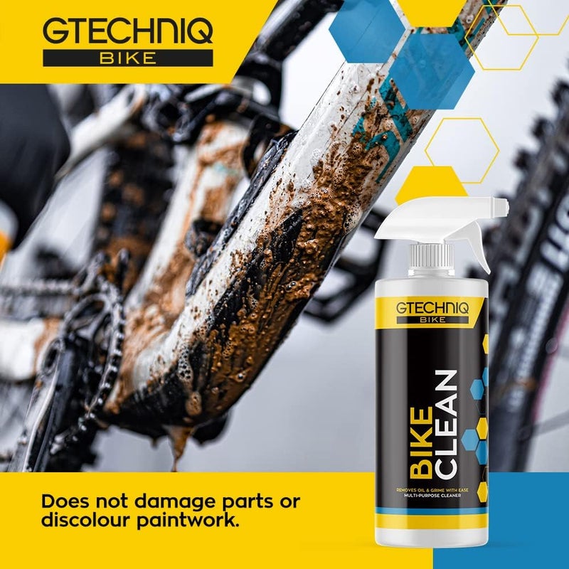 Gtechniq Bike Cleaner, Spray-On, Fast Acting Bike Degreaser. Gets Muck Off fast Oil, Grease and Dirt Removal, Non-Toxic, Biodegradable Bike Cleaning Kit, Safe on All Bicycles and Surfaces 1L Spray - Image 2
