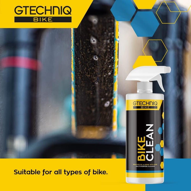 Gtechniq Bike Cleaner, Spray-On, Fast Acting Bike Degreaser. Gets Muck Off fast Oil, Grease and Dirt Removal, Non-Toxic, Biodegradable Bike Cleaning Kit, Safe on All Bicycles and Surfaces 1L Spray - Image 3