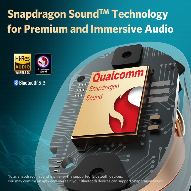 EarFun سماعات أذن وايرلس EarFun Free Pro 3 مع خاصية إلغاء الضوضاء، صوت عالي الدقة، صوت Snapdragon مع Qualcomm aptXâ„¢ Adaptive، 6 ميكروفونات ENC، سماعات بلوتوث 5.3، اتصال متعدد النقاط، تطبيق مخصص، شحن لاسلكي - Image 2