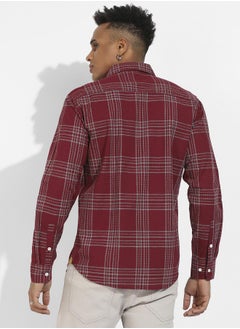 Instafab Plus Chalk Tartan Plaid Shirt  - Image 5