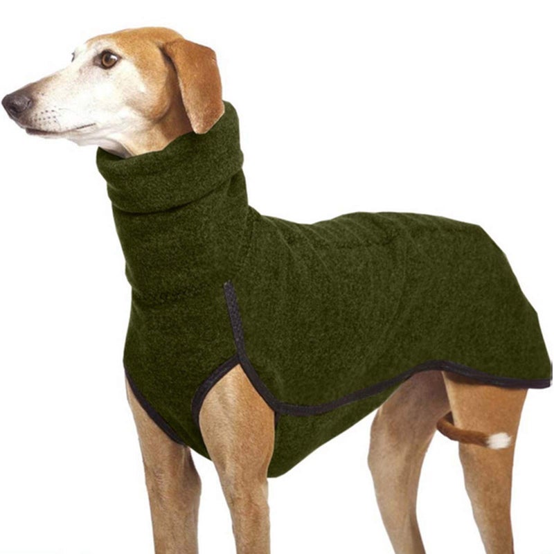 Esobo Fleece Dog Apparel Winter Warm Dog Coat Doggie Turtleneck Cozy Jacket Soft Shirt Vest Stylish Pet Outfits for Small Medium Large Dogs - Image 2
