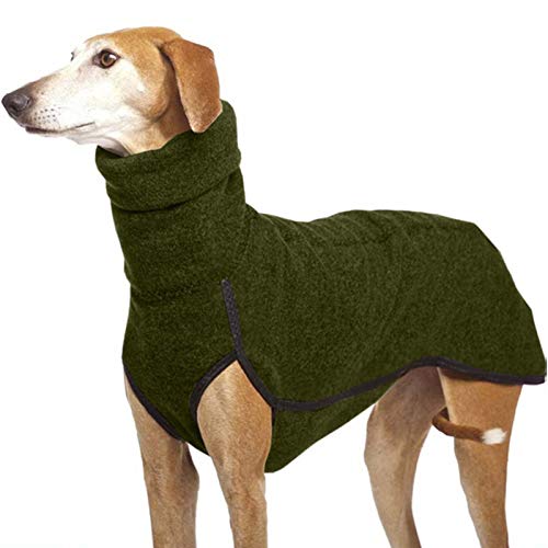 Esobo Fleece Dog Apparel Winter Warm Dog Coat Doggie Turtleneck Cozy Jacket Soft Shirt Vest Stylish Pet Outfits for Small Medium Large Dogs - Image 1