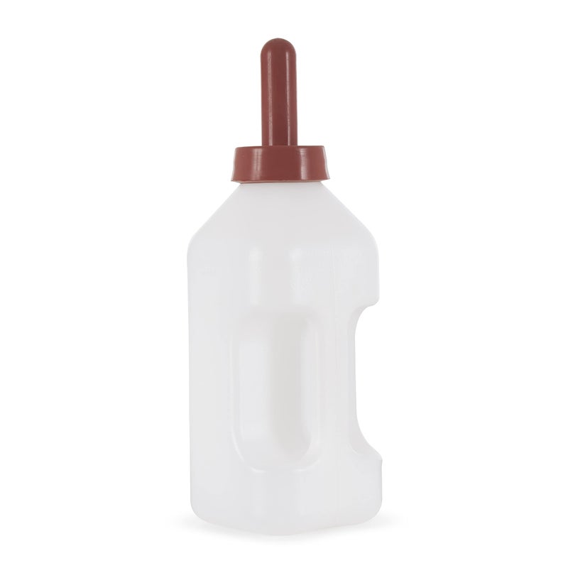 Tuff Stuff Products LBH2 2 Quart Push On Nipple Teat Cap 2 Quart Calf Milk Feeder Nursing Feeding Bottle with Hand Grip Handle - Image 4