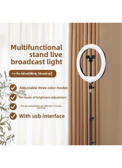 Generic Light Live Beauty Mobile Phone Light 10-inch Photography Live Light Photograph Light Desktop Ring Light Ring-Specifications:10inch Fill Light + Metal Tripod  - Image 3