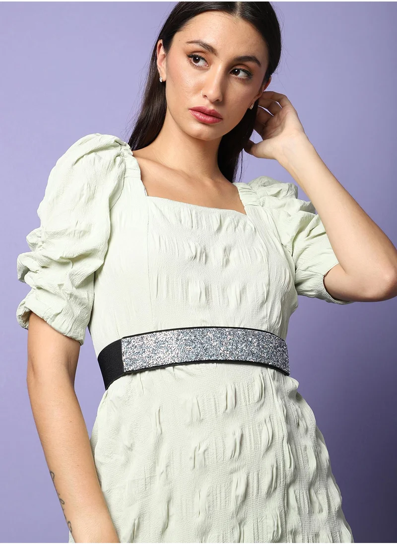 Haute Sauce Textured Waist Belt