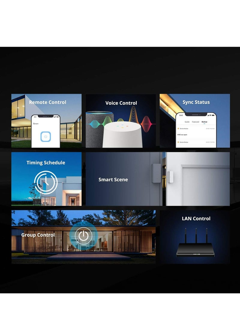 Sonoff Basic R2 (Upgrade) with RED Load ON LED, Blue Wi-Fi LED & Flame, Resistant PC Material, Wi-Fi Smart Switch, Works with eWeLink, Google Home - Image 2