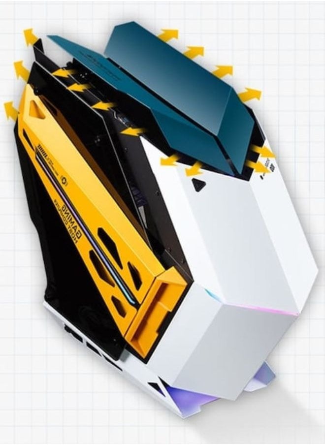 WJCOOLMAN Ultimate PC Gaming Rig: Intel i5, RTX 3050, 16GB RAM, 1TB SSD, and Advanced Cooling  - Image 1
