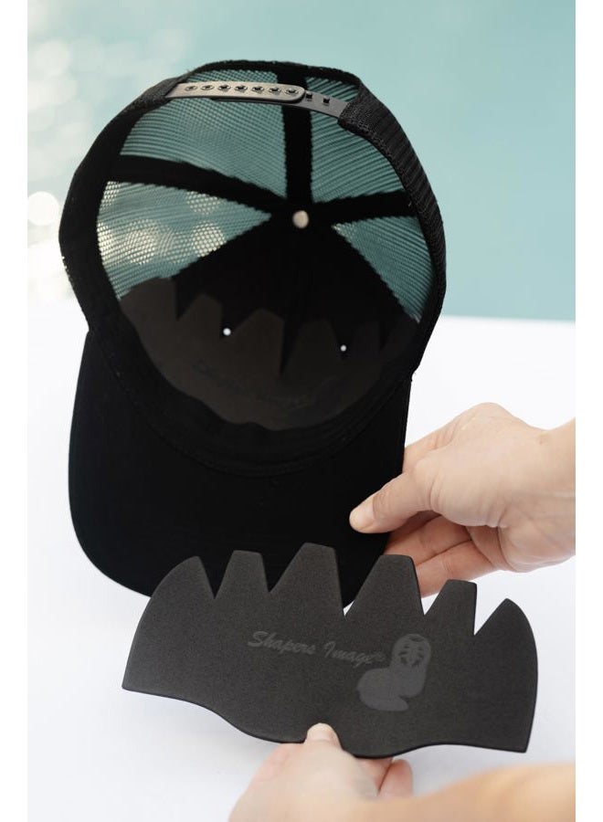 Shapers Image 3Pk. Truckers Mesh Caps Inserts| Hat Ball Caps Liner| Hat Padding, Black, 7 - Image 2