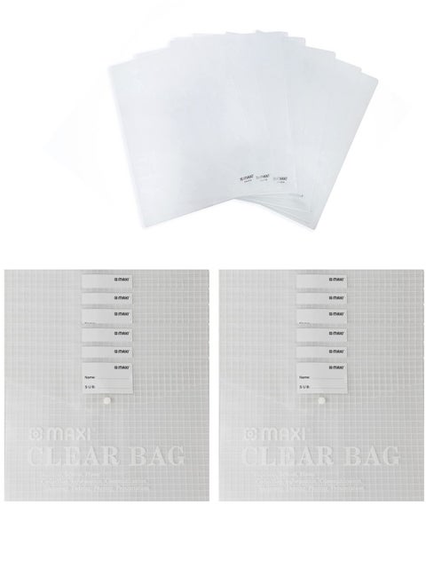 24-Piece Document Bag and Clear Folder Value Pack