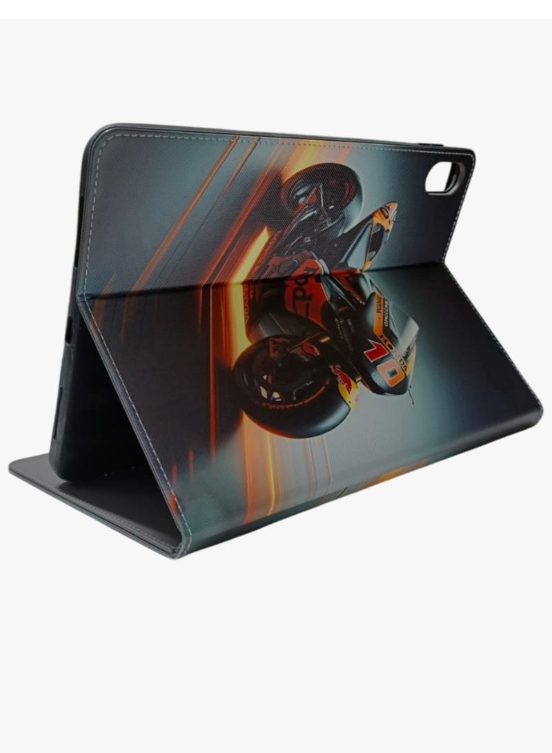 Bike Print design Flip case for iPad 10th Generation Case 2022 iPad 10.9 Inch Case, iPad 10 Case Slim Stand Protective Smart Cover for 10.9” iPad 10th Gen 2022 Release A2696 A2757 A2777 - Image 2