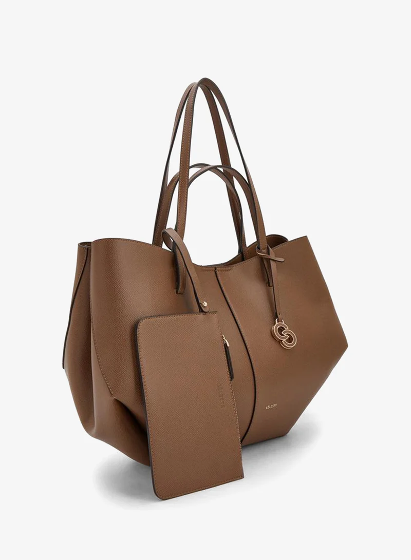 سيليست Solid Tote Bag With Detachable Pouch