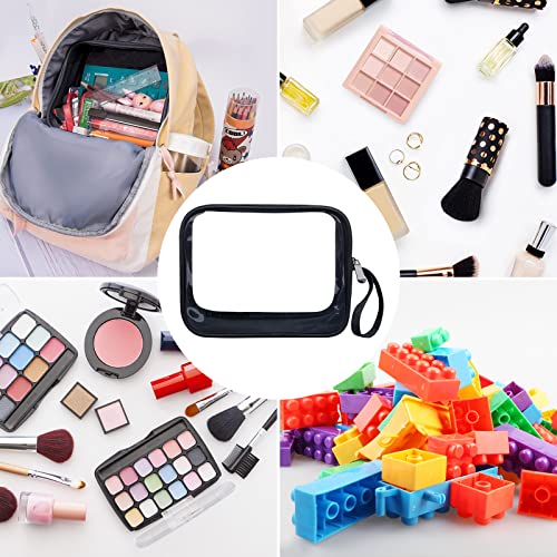 Lermende Toiletry Bag 2 Pack,Big Capacity Marker Bag For Kids Girl,Clear Pencil Pouch Marker Case Stationary Bag for Office Colleage Teen Student,Clear Pouch Travel Toiletry bag For Women - Image 4