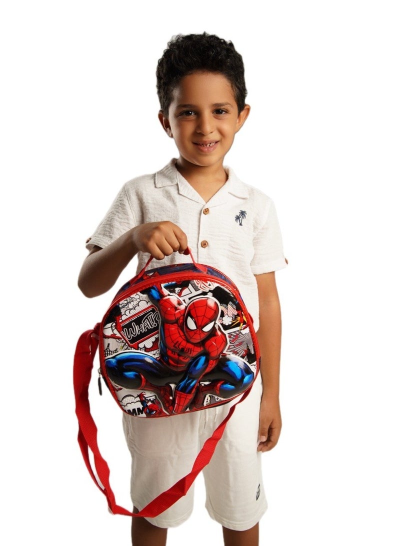 SPIDERMAN A beautifully designed 3D lunch bag with thermal insulation to keep food at the right temperature. - Image 2