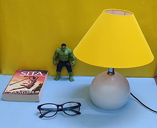 RSP Quality bit Metal Conical Shade Table Lamp (Yellow) - Image 4