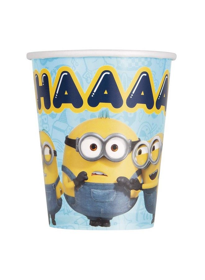 Unique Disposable Paper Cups 9 Oz ; Despicable Me Minions 2 ; 8 Pcs - Image 2
