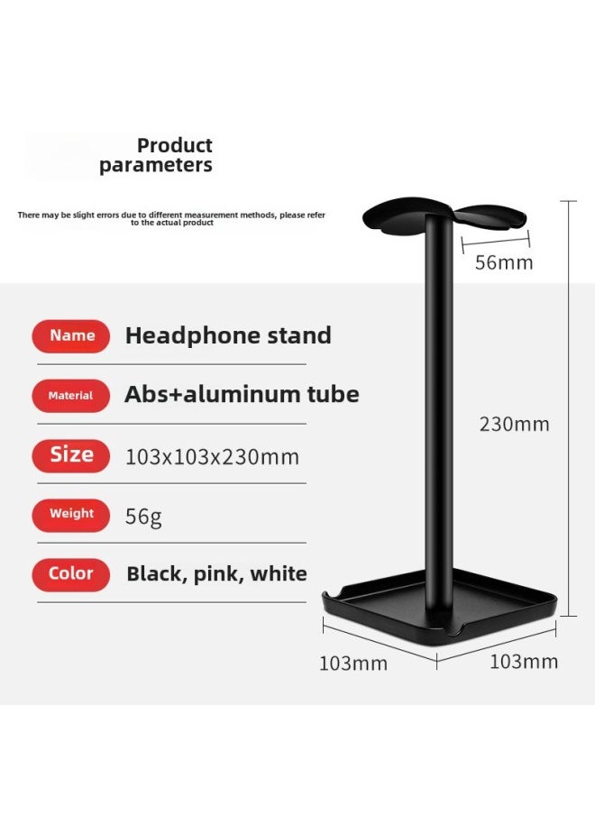 Generic - Walkers W820NB Headset Stand Hanger Headset Stand Headset Stand Airpods Max Headset Display Stand-Color:Pink-Style:Aluminum Tube Bracket - Image 1