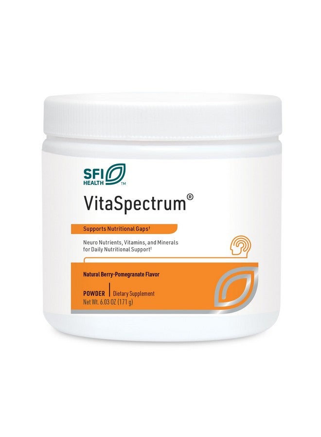 Klaire Labs Klaire Labs VitaSpectrum Powder - Children's Multivitamin/Mineral with 23 Essential Nutrients in Berry-Pomegranate for Kids, No Copper, Iron, Gluten or Casein (30 Servings, 171 Grams) - Image 1