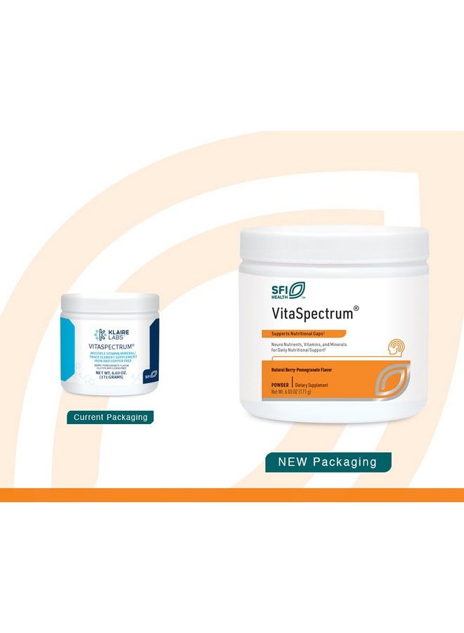 Klaire Labs Klaire Labs VitaSpectrum Powder - Children's Multivitamin/Mineral with 23 Essential Nutrients in Berry-Pomegranate for Kids, No Copper, Iron, Gluten or Casein (30 Servings, 171 Grams) - Image 2
