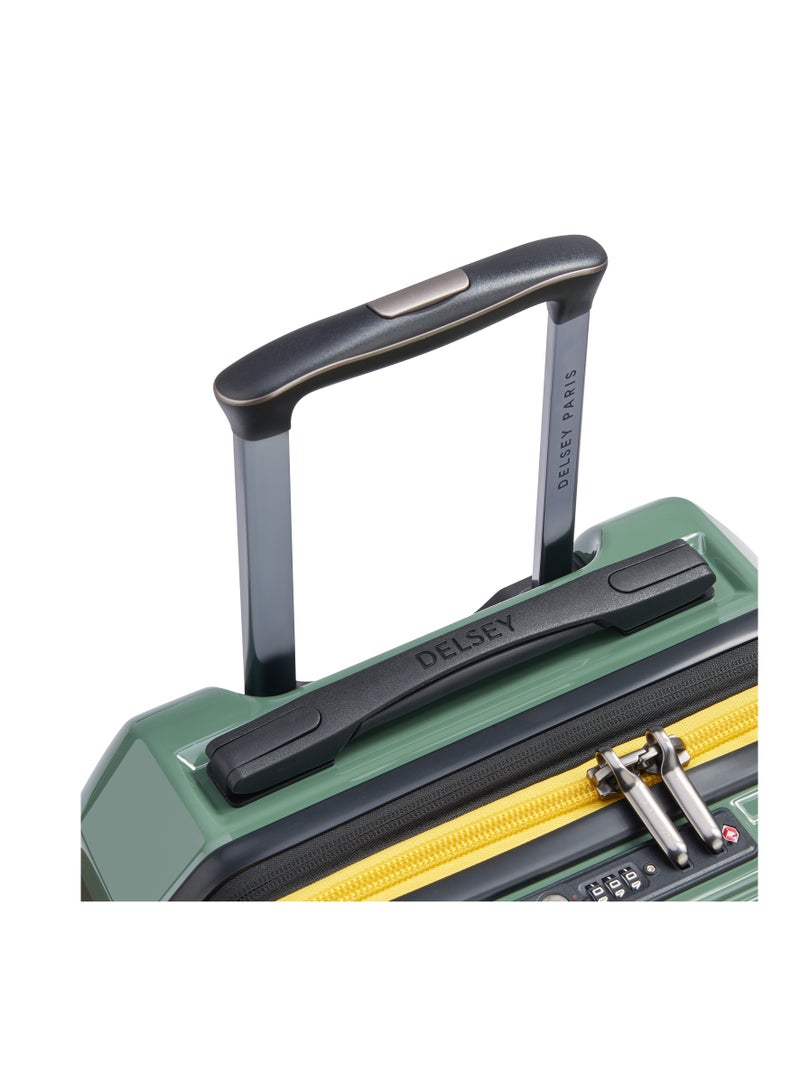 ديلسي _باريس حقيبة ترولي كابينة ريمبارت 55 سم قابلة للتوسيع بعجلات مزدوجة - لامع عسكري - Image 5