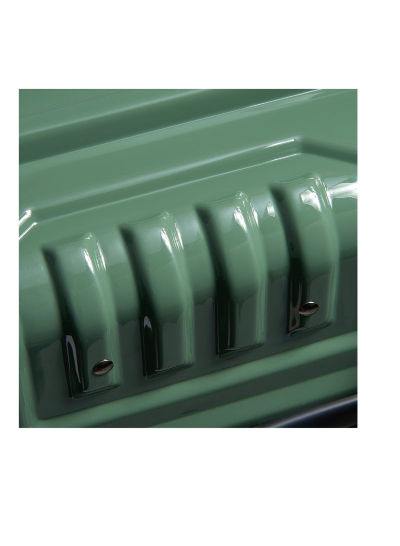 ديلسي _باريس حقيبة ترولي كابينة ريمبارت 55 سم قابلة للتوسيع بعجلات مزدوجة - لامع عسكري - Image 4