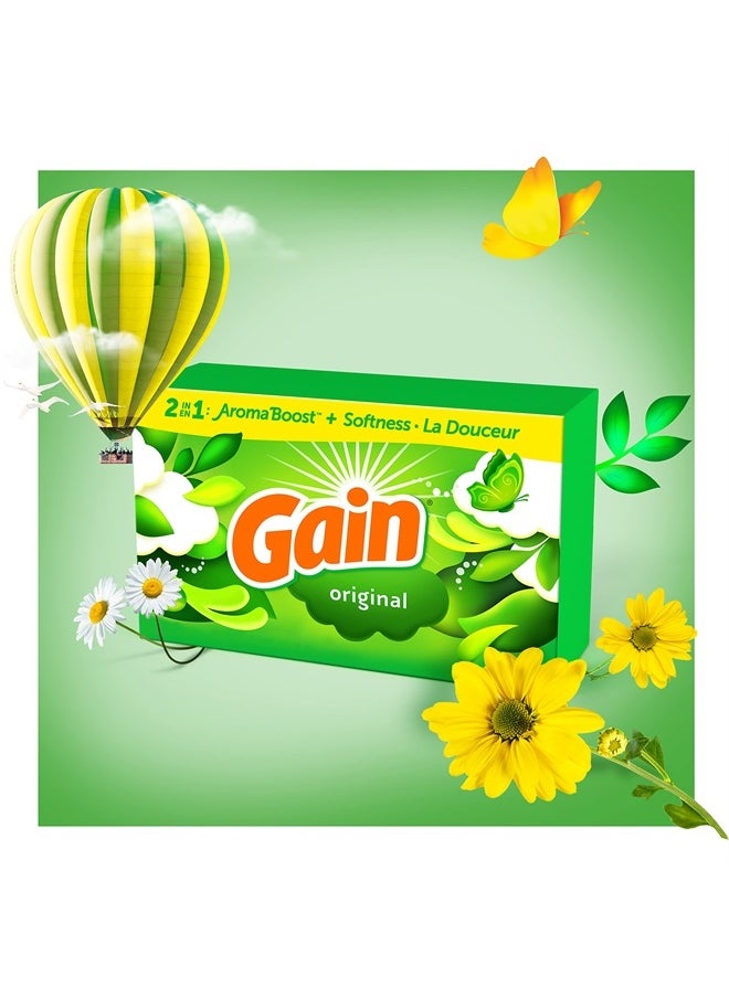 Gain , Fabric Softener Dryer Sheets, Original Scent, 105 Count  - Image 4