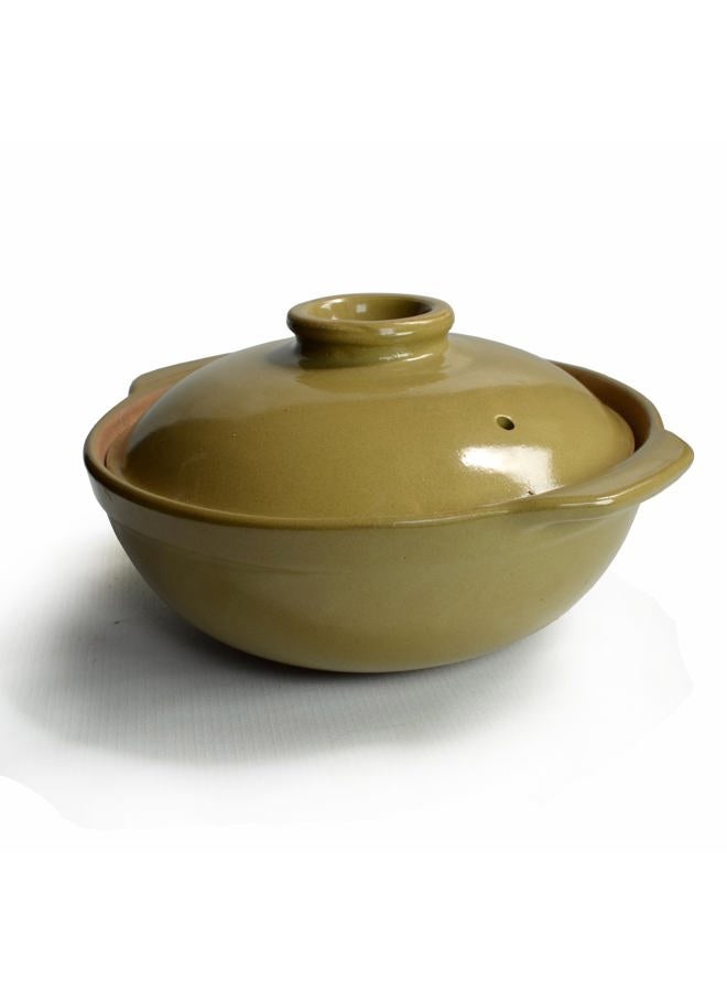 ZHCHSH Casserole Clay Pot Heat-resistant Premium Ceramic Bowls Lid Cooking Soup Crock French Onion (70 oz/2100ml) - Image 2