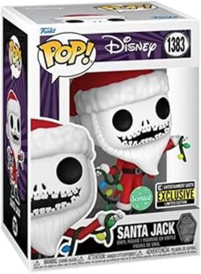 Funko Pop! Disney: NBC Nightmare Before Christmas - Santa Jack Skellington *Scented* (Entertainment Earth Exclusive)