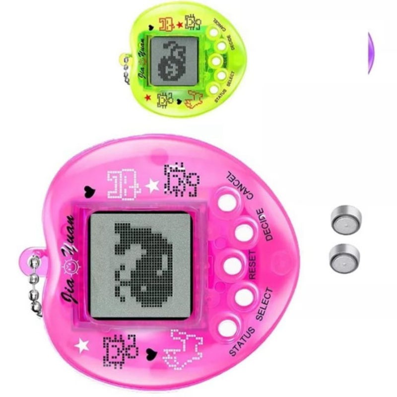 2Pcs Virtual Pet Game Mini Heart Shape Multi Pet Modes Digital Electronic Pets Toys Gift - Image 4